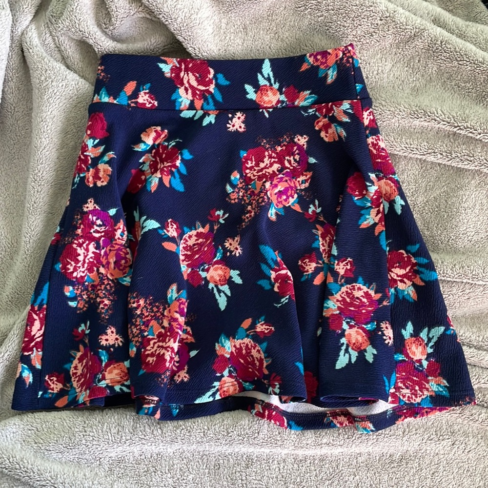 Charlotte Russe Floral Skirt